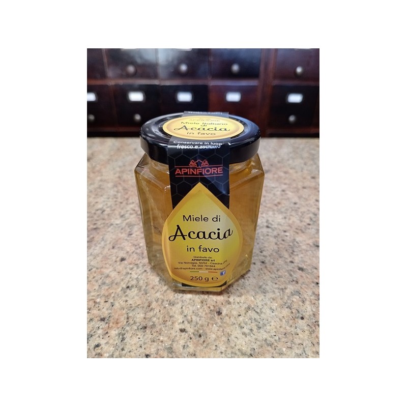 MIELE ITALIANO DI ACACIA IN FAVO