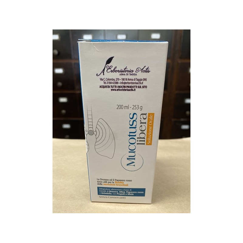 Remèdes naturels contre la toux Erboristeria Actis Sanremo Imperia