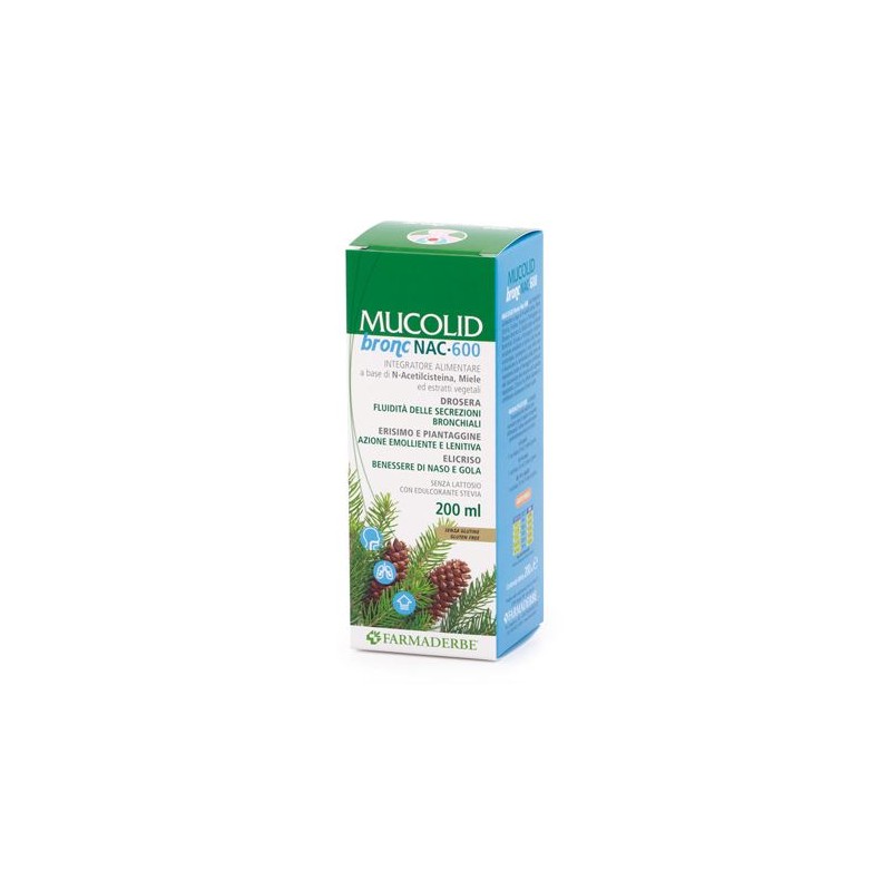 MUCOLID BRONC NAC 600 200 ml