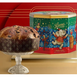 PANETTONE LEONE CON GOCCE DI CIOCCOLATO